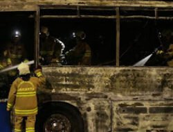 Bus Terbakar di Tol Pandaan, 48 Penumpang Selamat