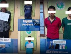 Pelaku Sabu Ditangkap di Padang Panjang, Jumlahnya 5 Orang
