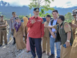 Gubernur Sumatera Barat Tinjau Proses Pembangunan Jembatan Kurambik di Kabupaten Agam