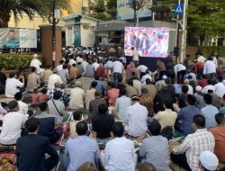 Suasana Khidmat Salat Idul Adha di Gedung Pusat Dakwah Muhammadiyah Jakarta Pusat