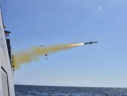 TNI Angkatan Laut Berhasil Menembakkan Rudal SSM Exocet MM40 Block 3 dalam Latihan Armada Jaya XLI TA 2023