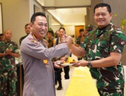 Panglima TNI Optimis Sinergi TNI-Polri Semakin Solid Jelang Pemilu 2024 pada Hari Bhayangkara ke-77