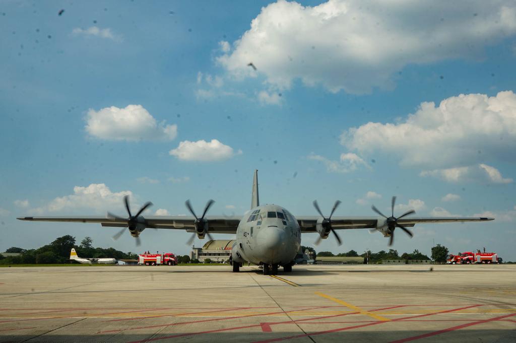 Pesawat C-130 J Hercules Terbaru Tiba di Indonesia