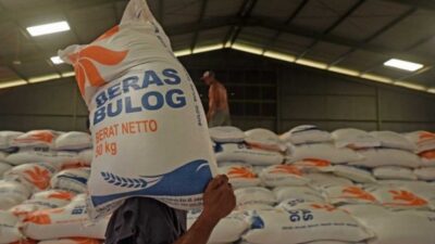 Stok Beras Bulog masih kosong.