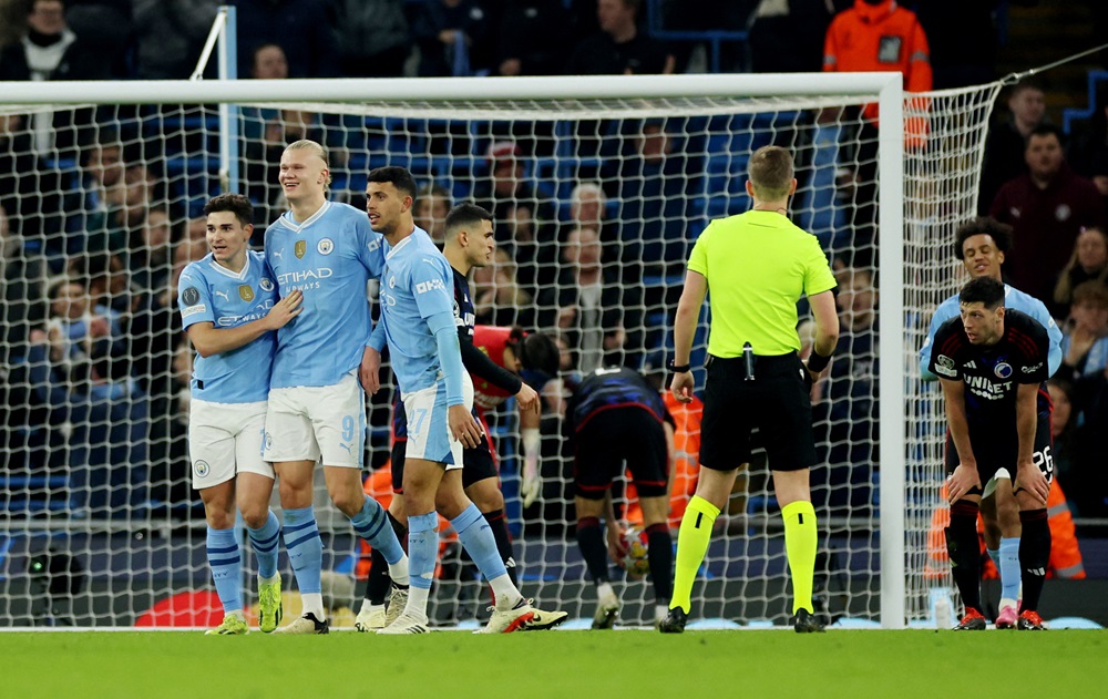 Manchester City menjadi satu dari empat tim yang lolos perempatfinal Liga Champions 2023-2024.