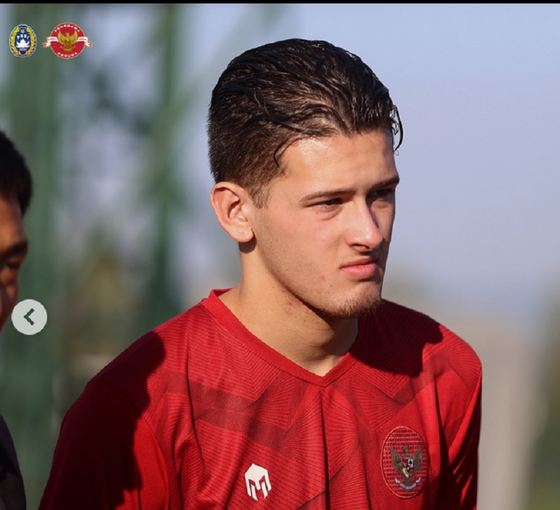 Justin Hubner kala membela Timnas Indonesia.