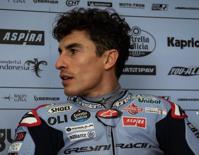 Pembalap Tim Gresini Ducati, Marc Marquez.