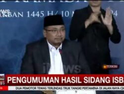Menteri Agama Umumkan Jadwal Puasa, 1 Ramadhan 1445 H Dimulai 12 Maret 2024