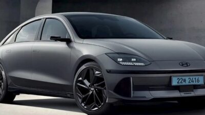 Hyundai Ioniq 6 black edition.