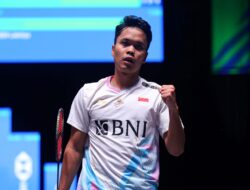 Anthony Sinisuka Ginting Unggul di Semifinal All England 2024, Siap Bersaing di Final