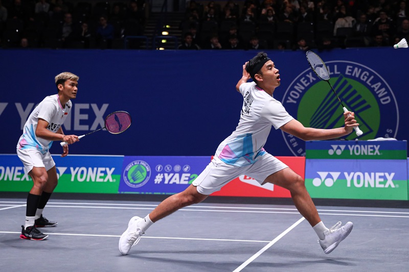 Bagas Maulana/Muhammad Shohibul Fikri melaju ke perempatfinal Swiss Open 2024.