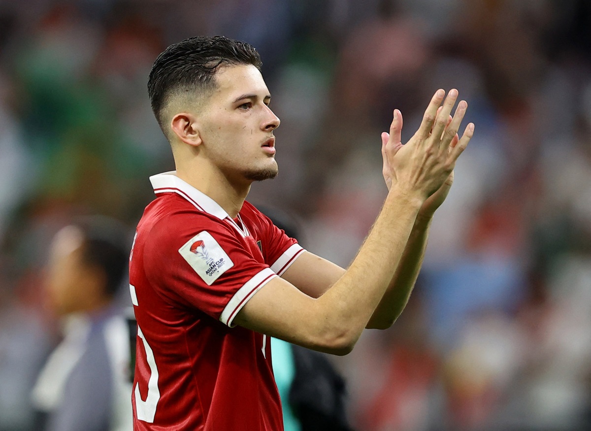 Justin Hubner kala membela Timnas Indonesia.