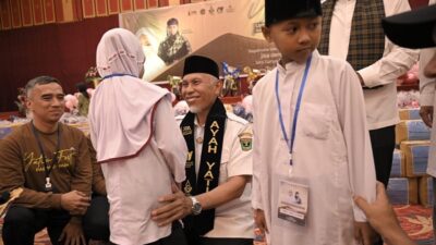Yayasan Abulyatama Salurkan Santunan untuk 1.000 Anak Yatim di Sumbar