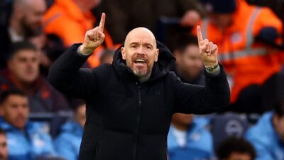 Pelatih Manchester United, Erik Ten Hag.