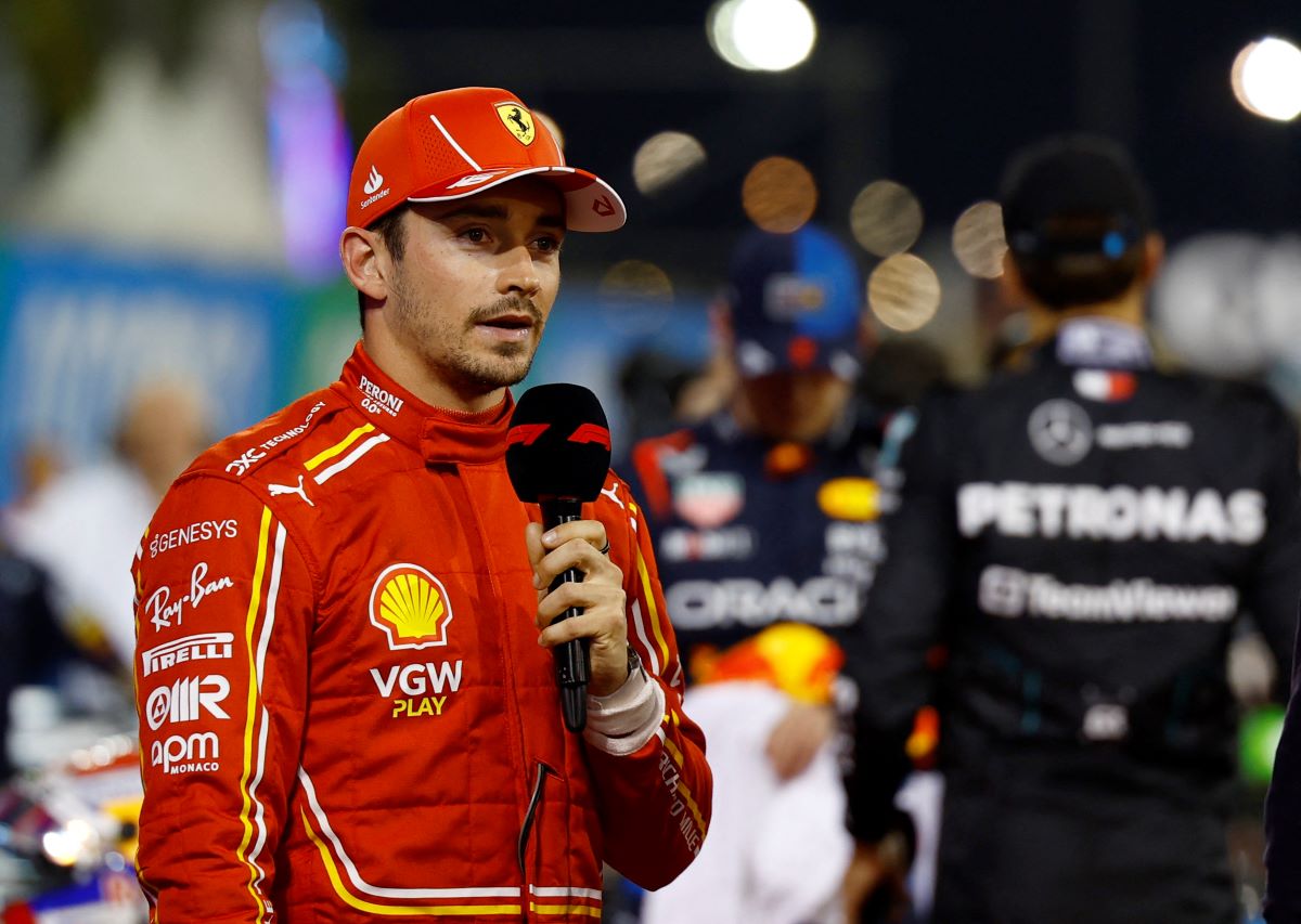 Pembalap Tim Scuderia Ferrari, Charles Leclerc.