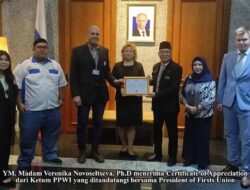 Sampaikan Simpati dan Belasungkawa, PPWI Lakukan Courtesy Call ke Kedubes Rusia