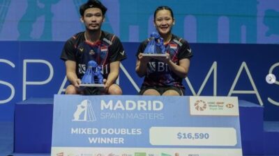 Rinov/Pitha di podium juara Spain Masters 2024.