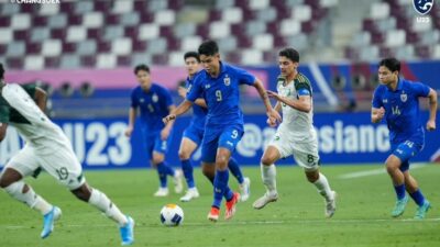 Timnas Thailand U-23 dibuat babak belur 5-0 oleh Arab Saudi U-23 di Piala Asia U-23 2024.