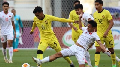 Vietnam U-23 Amankan Tiket Perempatfinal dengan Kemenangan atas Malaysia