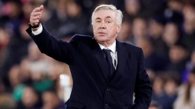 Pelatih Real Madrid, Carlo Ancelotti.