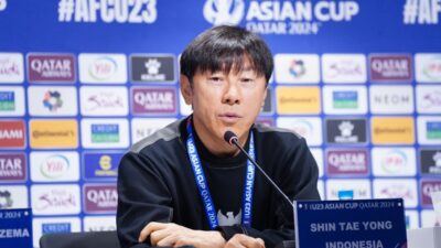 Shin Tae-yong komentari kemenangan Timnas Indonesia U-23 dari Timnas Yordania U-23 di Piala Asia U-23 2024.