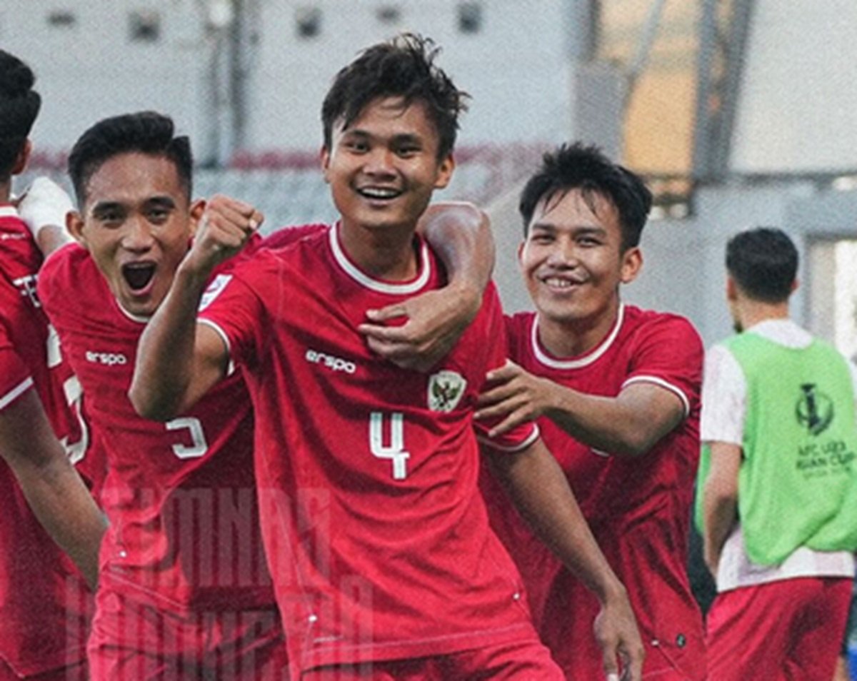 Rizky Ridho kala membela Timnas Indonesia U-23.