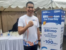 BRImo-kan Car Free Day, BRI Hayam Wuruk Berupaya Tingkatkan Penggunaan Aplikasi Digital