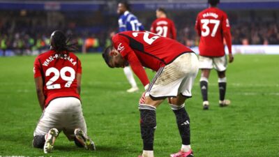 Para pemain Manchester United kala berlaga.