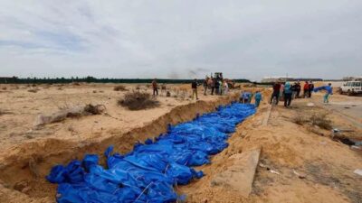 China Mengutuk Keras Penguburan Massal di Jalur Gaza