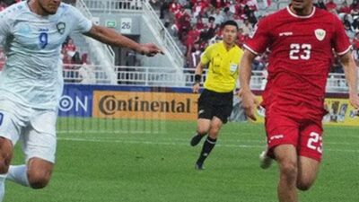 Laga Timnas Indonesia U-23 vs Timnas Uzbekistan U-23 di Piala Asia U-23 2024.