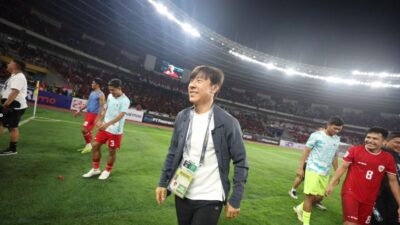 Pelatih Timnas Indonesia, Shin Tae-yong.