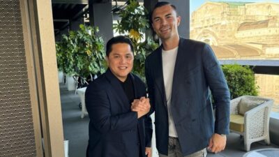 Erick Thohir bertemu dengan Emil Audero di Italia.