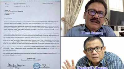 Bocor! PWI Pusat Minta Ilham Bintang dan Timbo Siahaan Diberikan Peringatan Keras