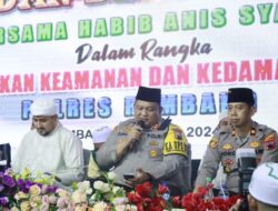 Dalam Rangka Mewujudkan Keamanan Dan Kedamaian Negeri Polres Rembang Gelar Sholawat dan Doa Bersama