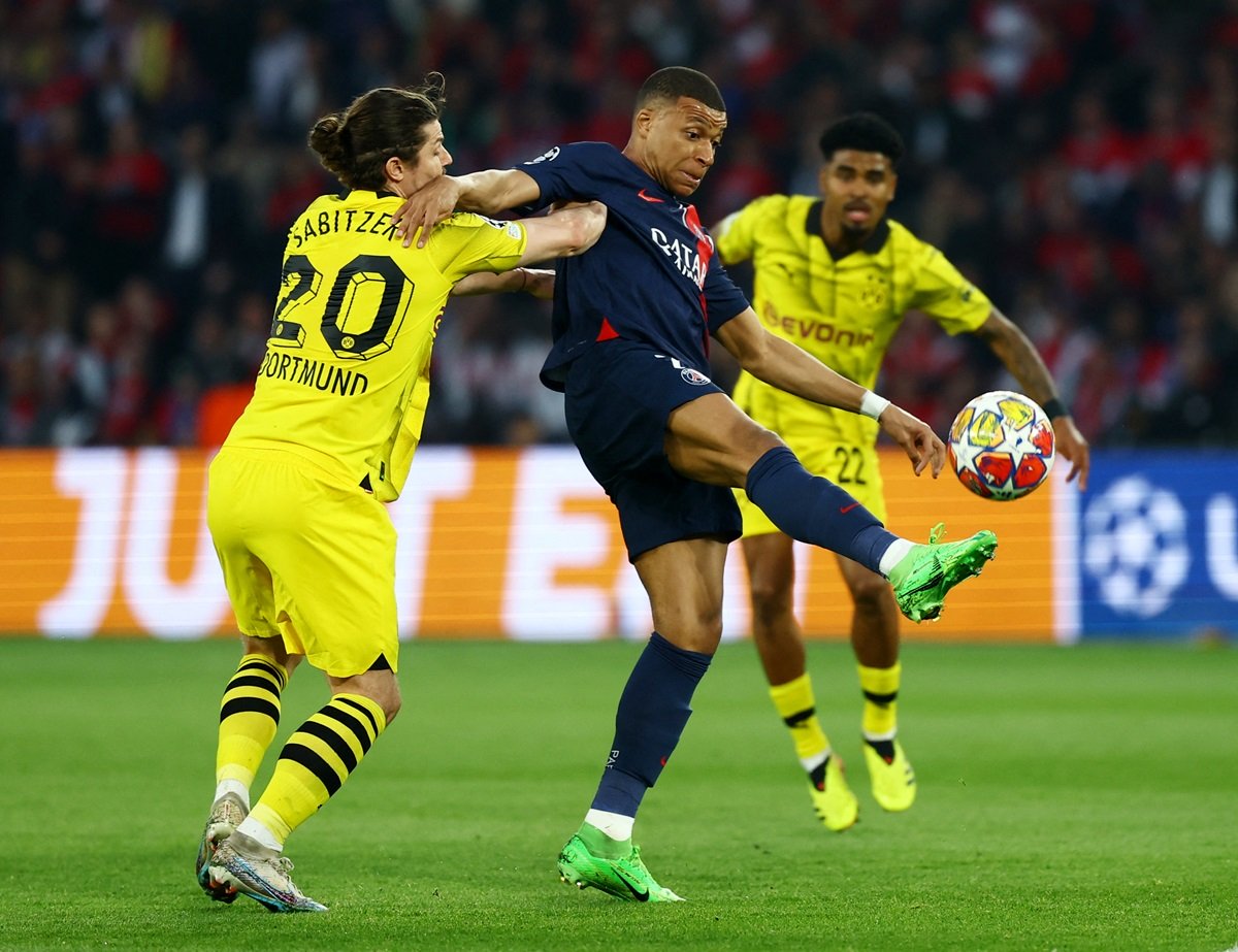 Laga PSG vs Borussia Dortmund di leg II semifinal Liga Champions 2023-2024.