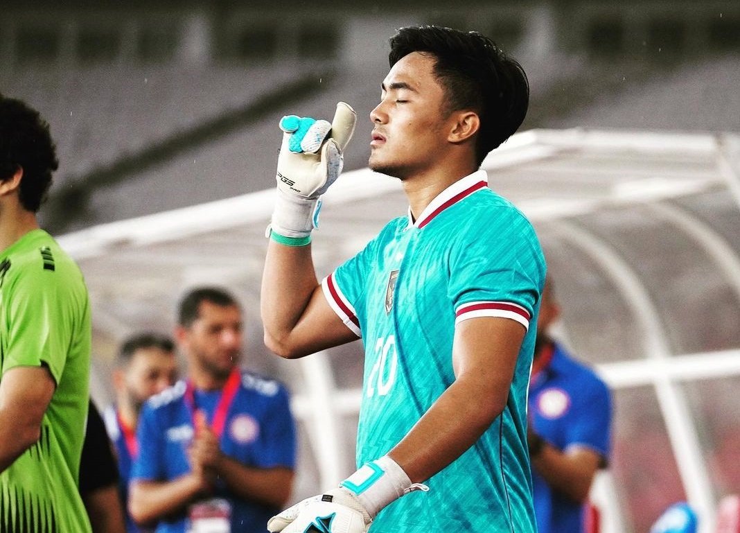 Kiper Timnas Indonesia U-23, Ernando Ari.