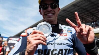 Pembalap Tim Gresini Ducati, Marc Marquez.