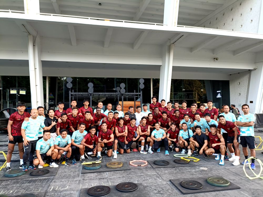 Timnas Indonesia U-20 gelar TC di kawasan GBK.