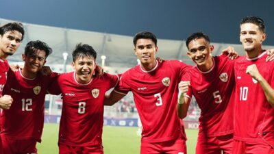 Para pemain Timnas Indonesia U-23 kala berlaga.