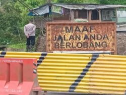 Sinergi Masyarakat dan TNI/Polri, Jembatan Darurat Tanjung Ganting Segera Rampung