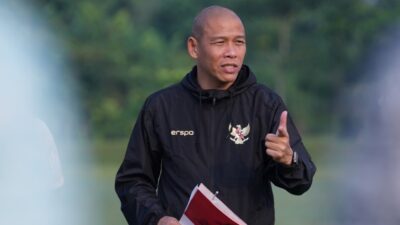 Pelatih Timnas Indonesia U-16, Nova Arianto.