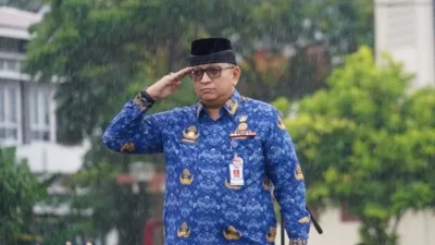 Pelantikan Andree Harmadi Algamar Sebagai Pj Wali Kota Padang