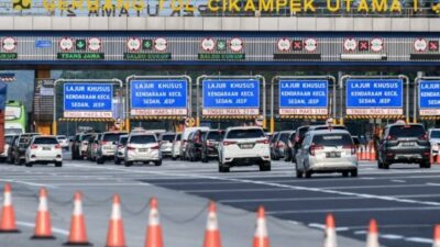 Tingkat Kepadatan Lalu Lintas, Jumlah Kendaraan Meninggalkan Jabotabek Meningkat Tajam