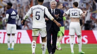 Carlo Ancelotti menyebut ada pihak-pihak yang tak senang Real Madrid juara Liga Spanyol 2023-2024.