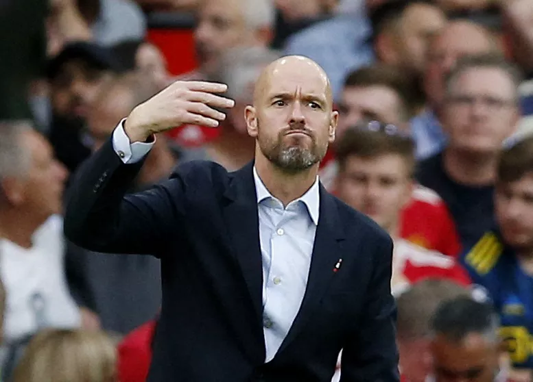 Pelatih Manchester United, Erik Ten Hag.