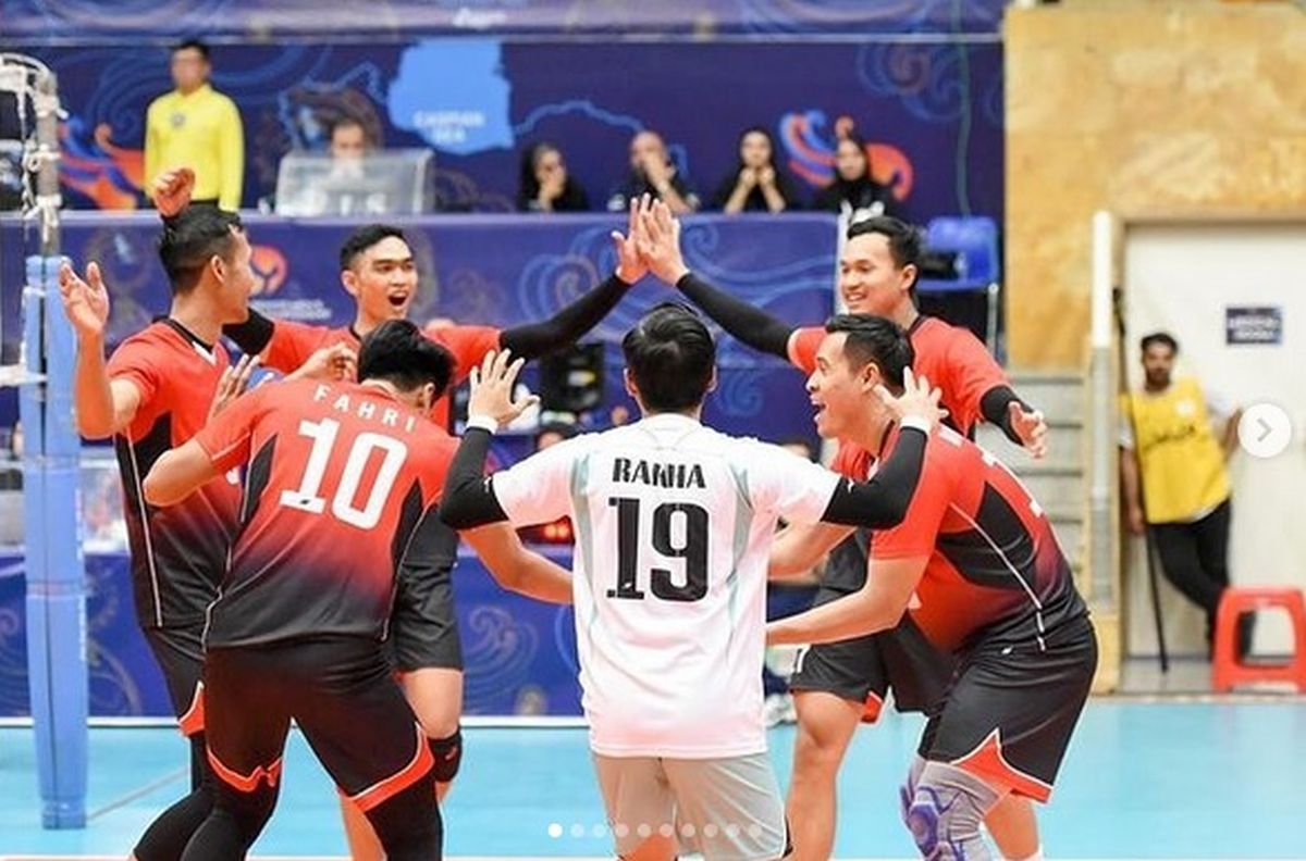 Timnas Voli Putra Indonesia kalahkan Taiwan 3-0 di AVC Challenge Cup 2024.