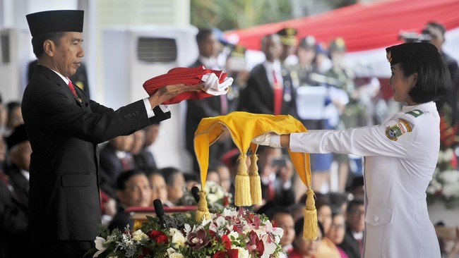 Upacara HUT RI di Jakarta