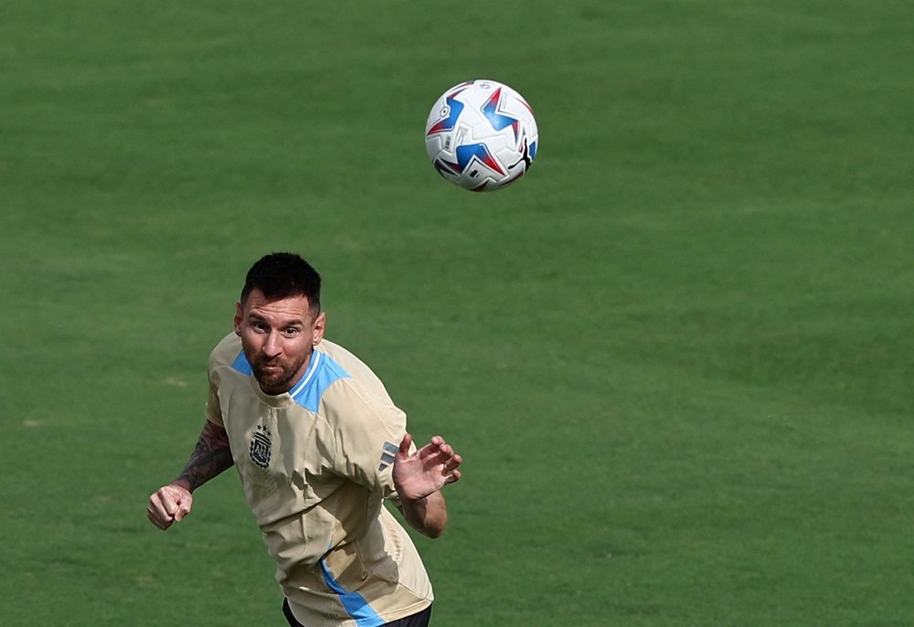 Lionel Messi bersiap menjelang Copa America 2024.