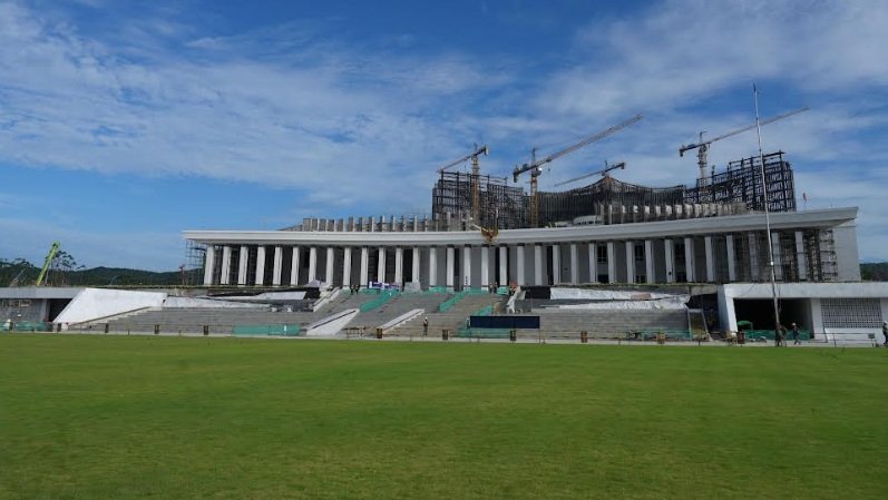 Persiapan upacara 17 Agustus di IKN sudah matang.