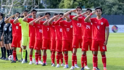 Para pemain Timnas Indonesia U-20 kala berlaga.